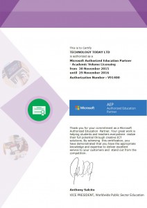AEP Certificate