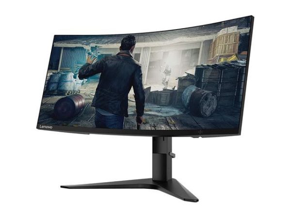 Lenovo G34w-10 34" UWQHD 3440 x 1440 (2K) 144Hz AMD FreeSync Premium HDMI DisplayPort VESA Tilt Height Adjust Curved Gaming Monitor - Image 2